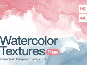 100 watercolor textures