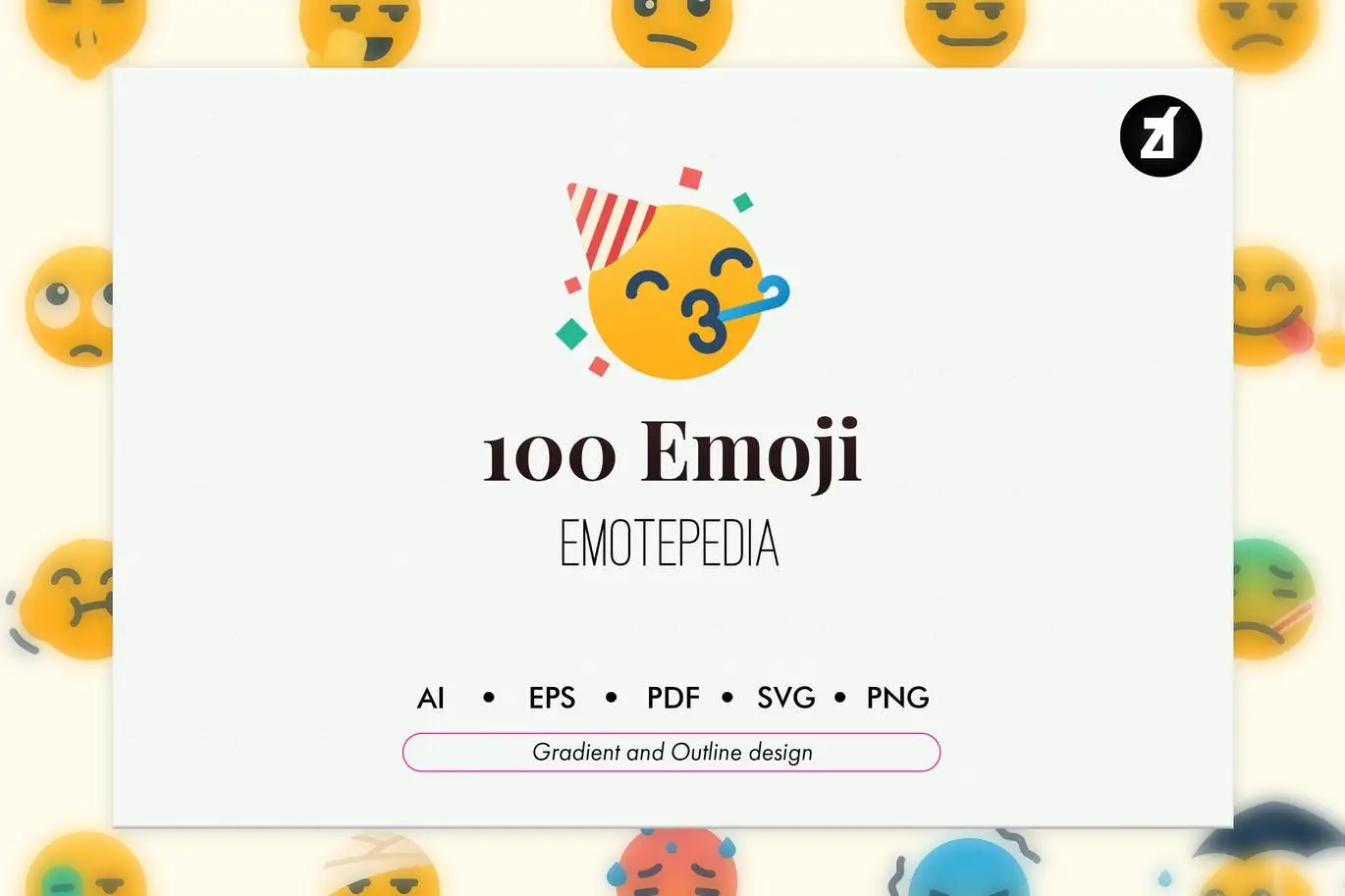 100 Emoji Icon Pack