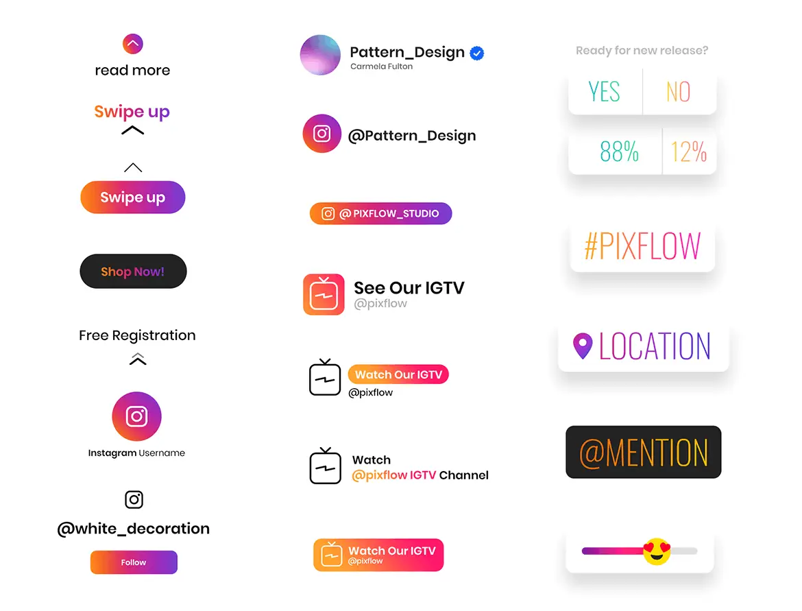 100 Handy Social Elements 5 100 handy social elements4