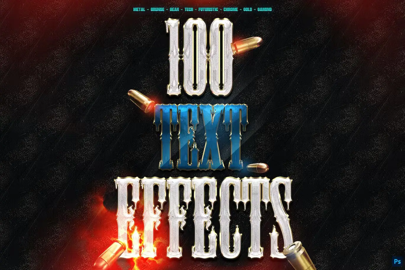 100 Photoshop Text Effects
