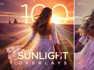 100 realistic sunlight overlays photoshop editing1