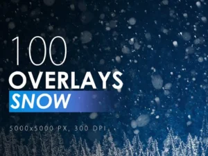 100 snow overlays1