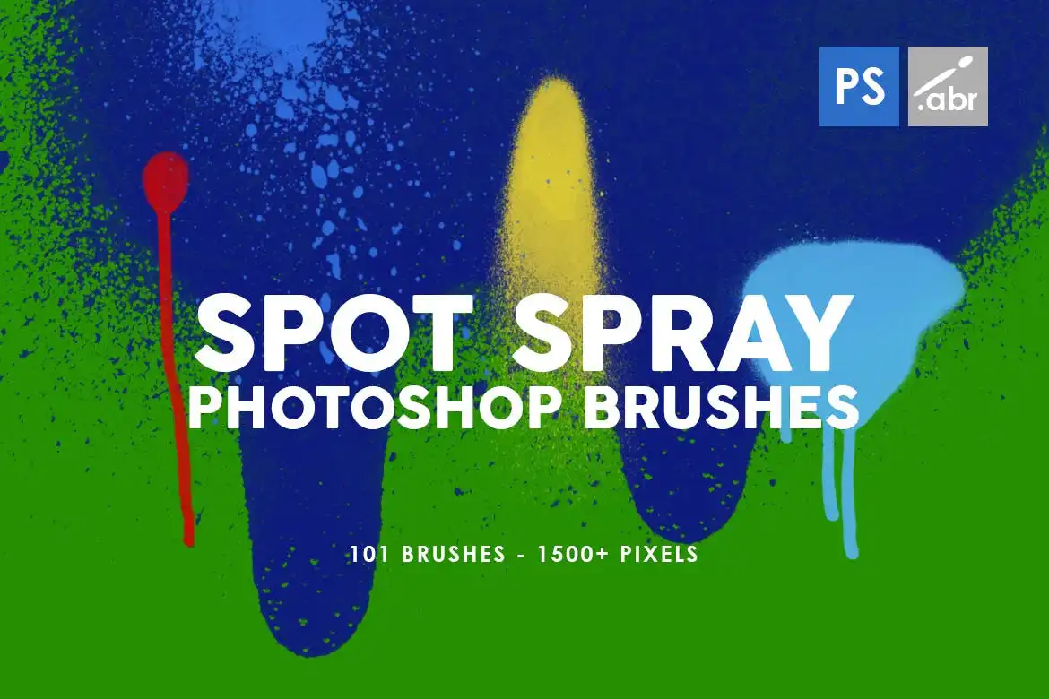 101 Spot&Blob Spray Photoshop Stamp Brushes 3 101 spotblob spray photoshop stamp brushes 11