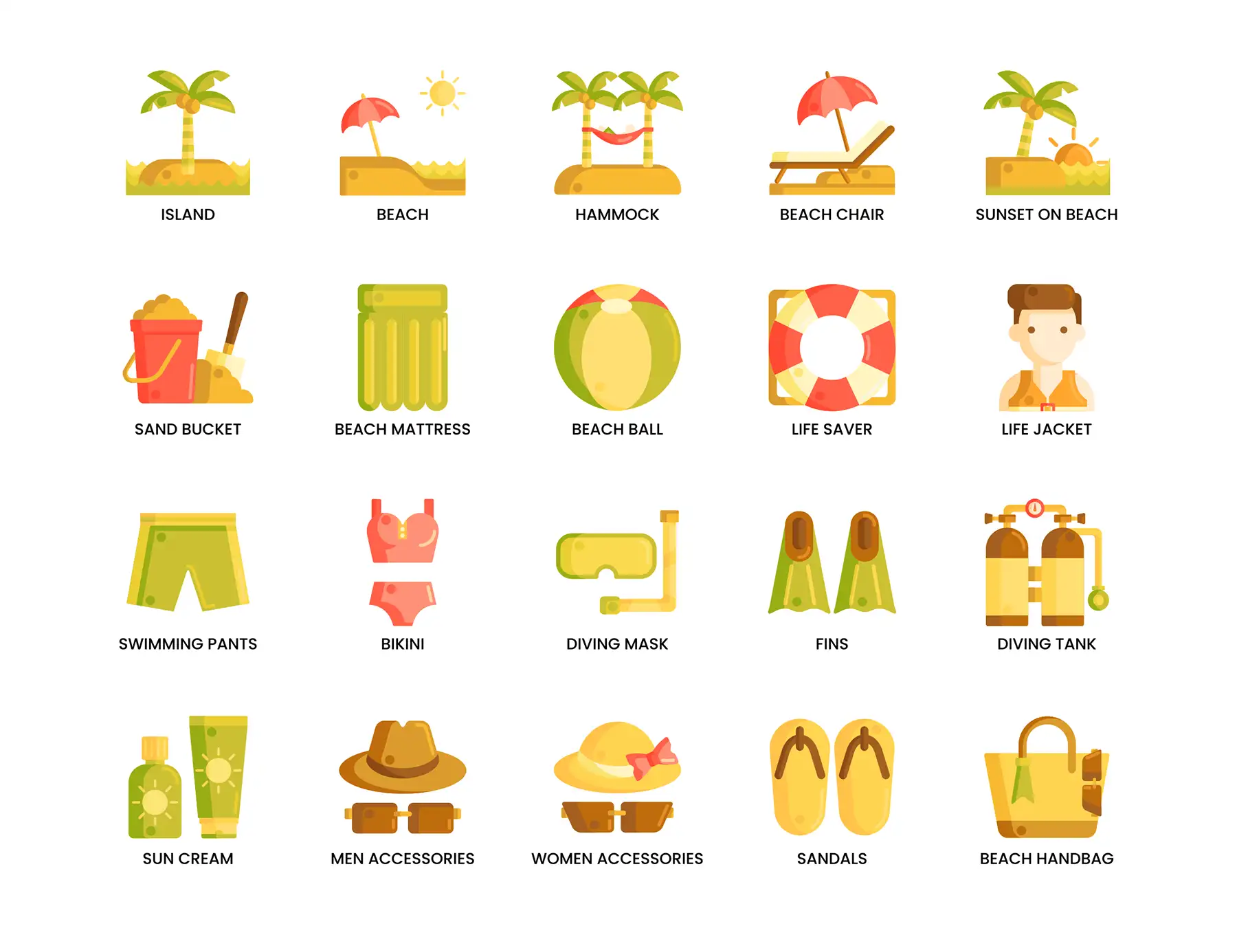 115 Travel Icons | Caramel Series 4 115 travel icons caramel series03