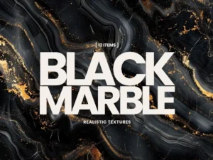12 black gold marble textures1