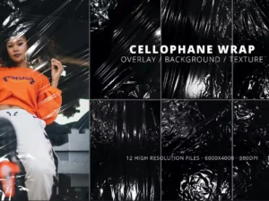 12 cellophane wrap overlay texture1