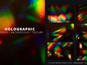 12 holographic iridescent texture background1