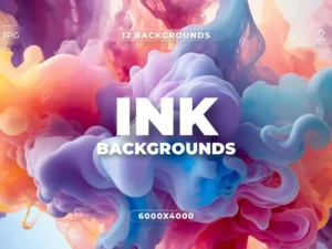 12 ink drop backgrounds1