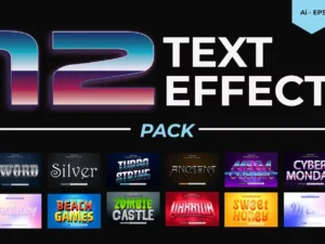 12 text effect pack1