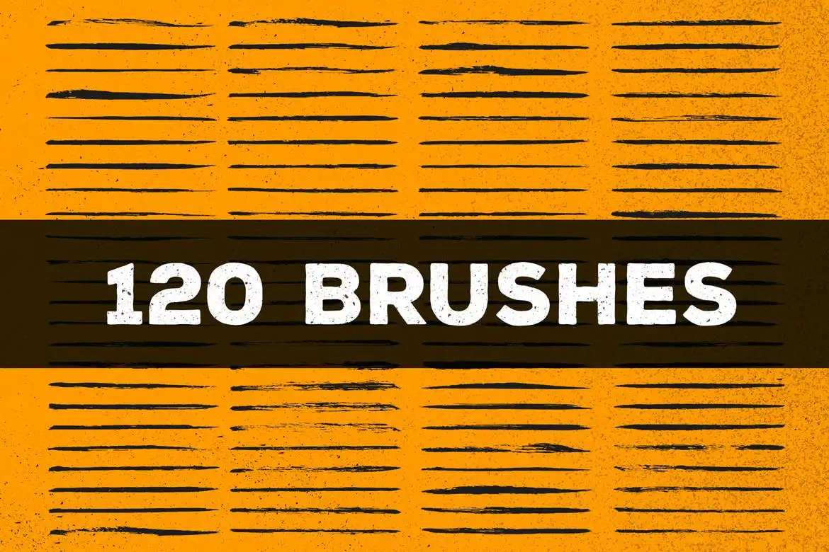 120 Brush Pens for Adobe Illustrator 4 120 brush pens for adobe illustrator 2 1