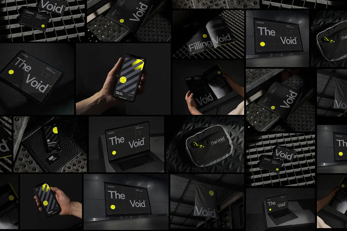 12x Dark Branding Mockup Bundle 15 12x dark branding mockup bundle02