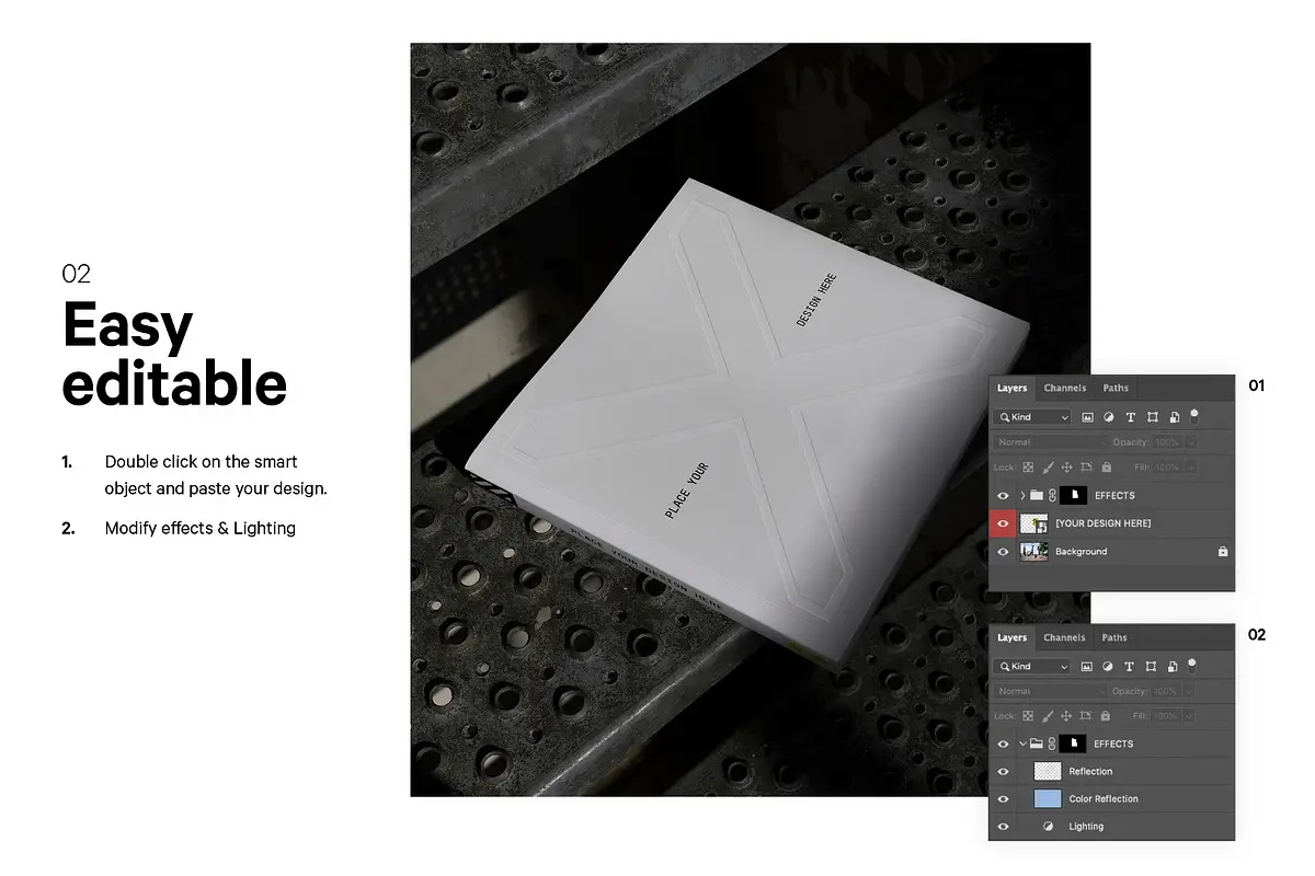 12x Dark Branding Mockup Bundle 7 12x dark branding mockup bundle04