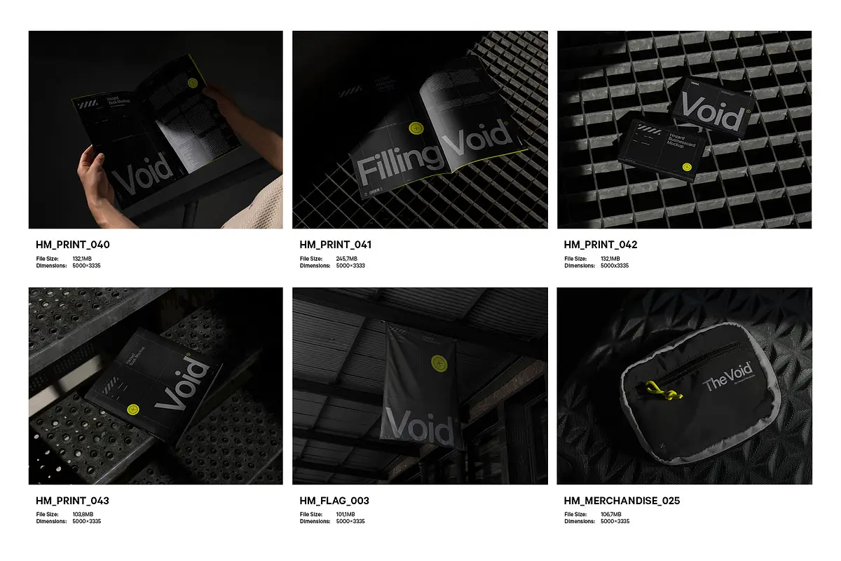12x Dark Branding Mockup Bundle 12 12x dark branding mockup bundle07