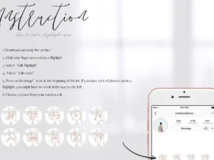 140 rose gold and marble icons instagram story highlights2