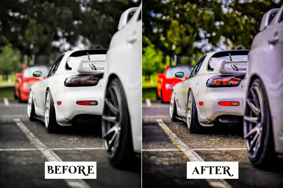 15 Automotive Lightroom Presets