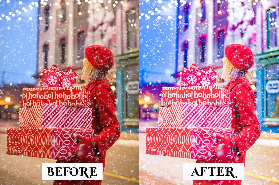 15 Christmas Lightroom Presets 3 15 christmas lightroom presets 2