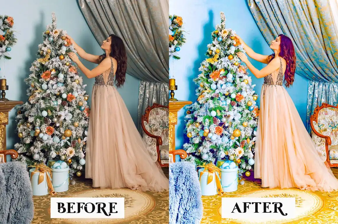 15 Christmas Lightroom Presets 4 15 christmas lightroom presets 3