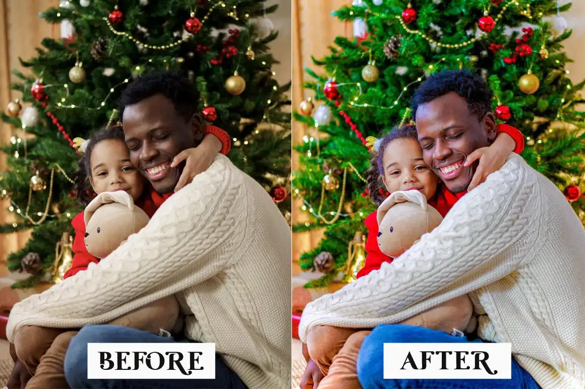 15 Christmas Lightroom Presets