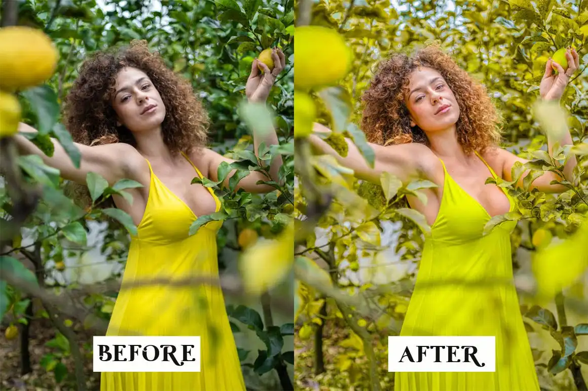 15 Fresh Yellow Lightroom Presets