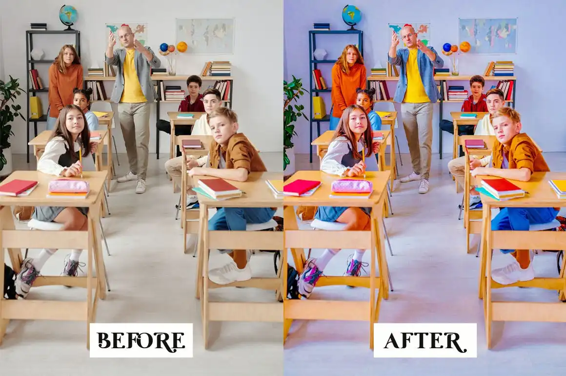 15 School Lightroom Presets