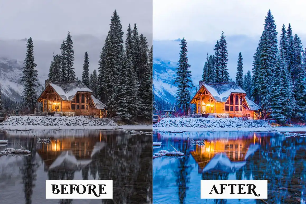 15 Winter Lightroom Presets 3 15 winter lightroom presets 4