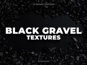 15 black gravel textures1