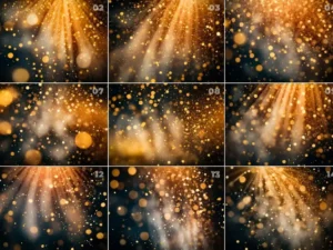 15 golden bokeh backgrounds2