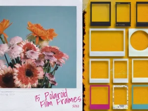 15 instax photo polaroid film frame overlays1