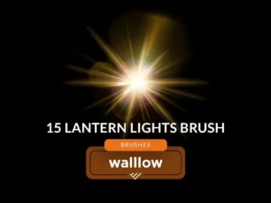 15 lantern light photoshop digital brushes1