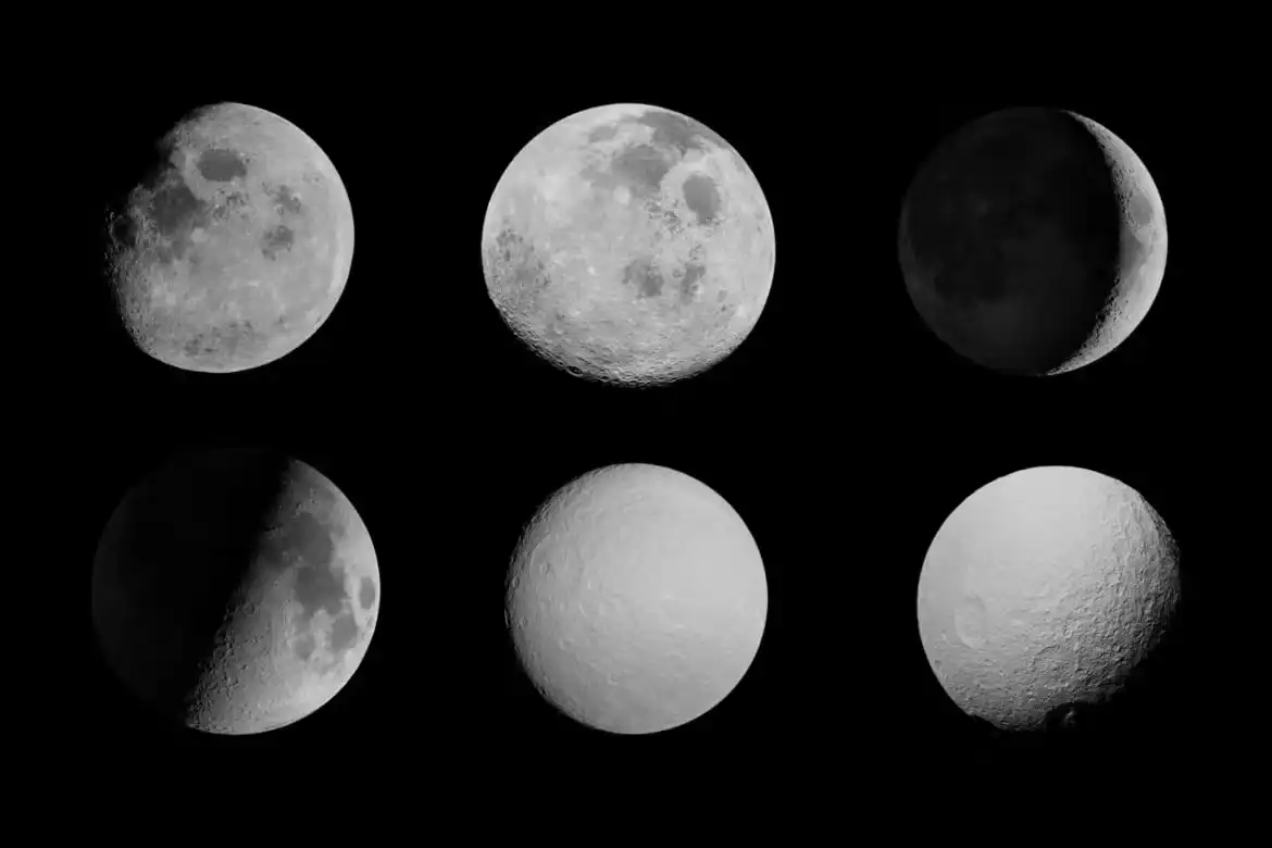 15 Moon Photoshop Stamp Brushes