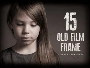 15 old film frame overlay textures1