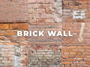 15 red brick vintage wall texture background1