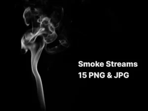 15 smoke overlays on black background1