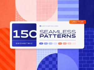 150 geometric seamless patterns collection01
