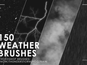 150 weather photoshop brushes1