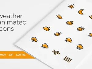16 weather animated icons1