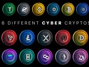 16 different 3d crypto coin cyber monday sale1 2