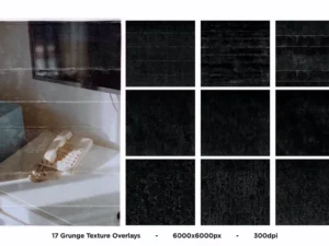 17 grunge texture overlays pack1