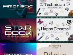 18 fonts bundle