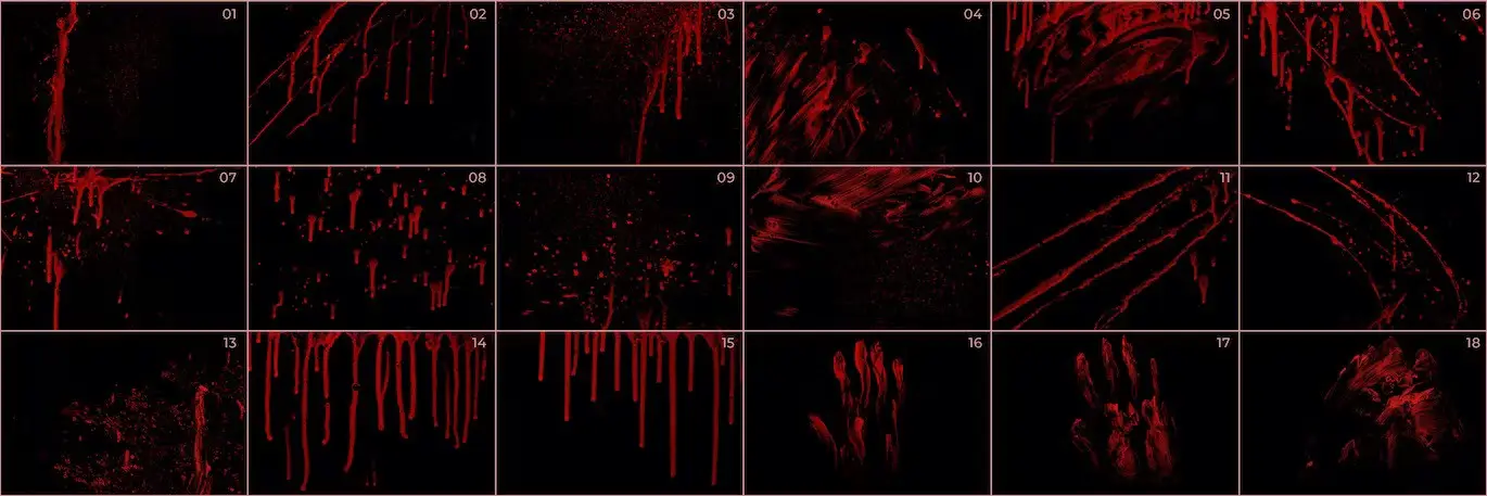 18 Isolated Blood Stain Textures 3 18 isolated blood stain textures2