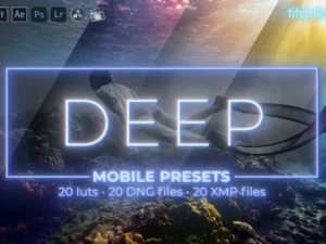 20 deep color lightroom presets luts