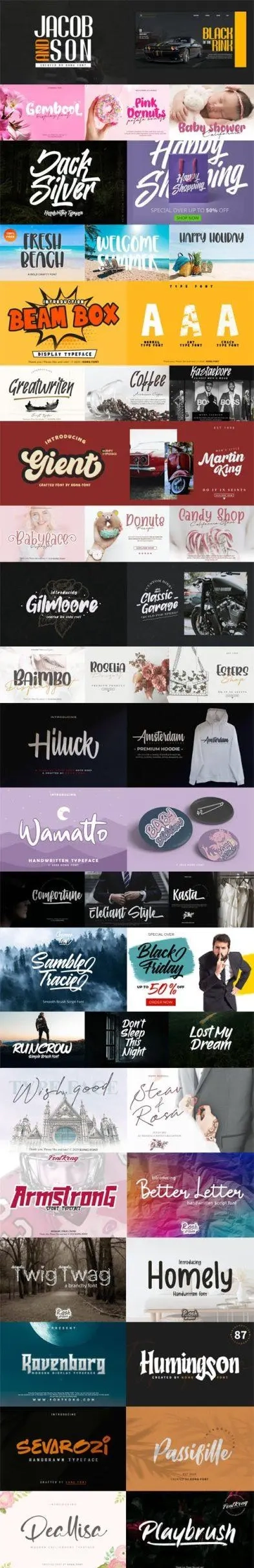 20+ Fonts Bundle [Jun-2022] Vol