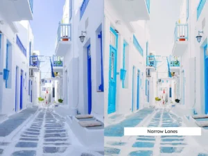 20 mykonos lightroom presets and luts