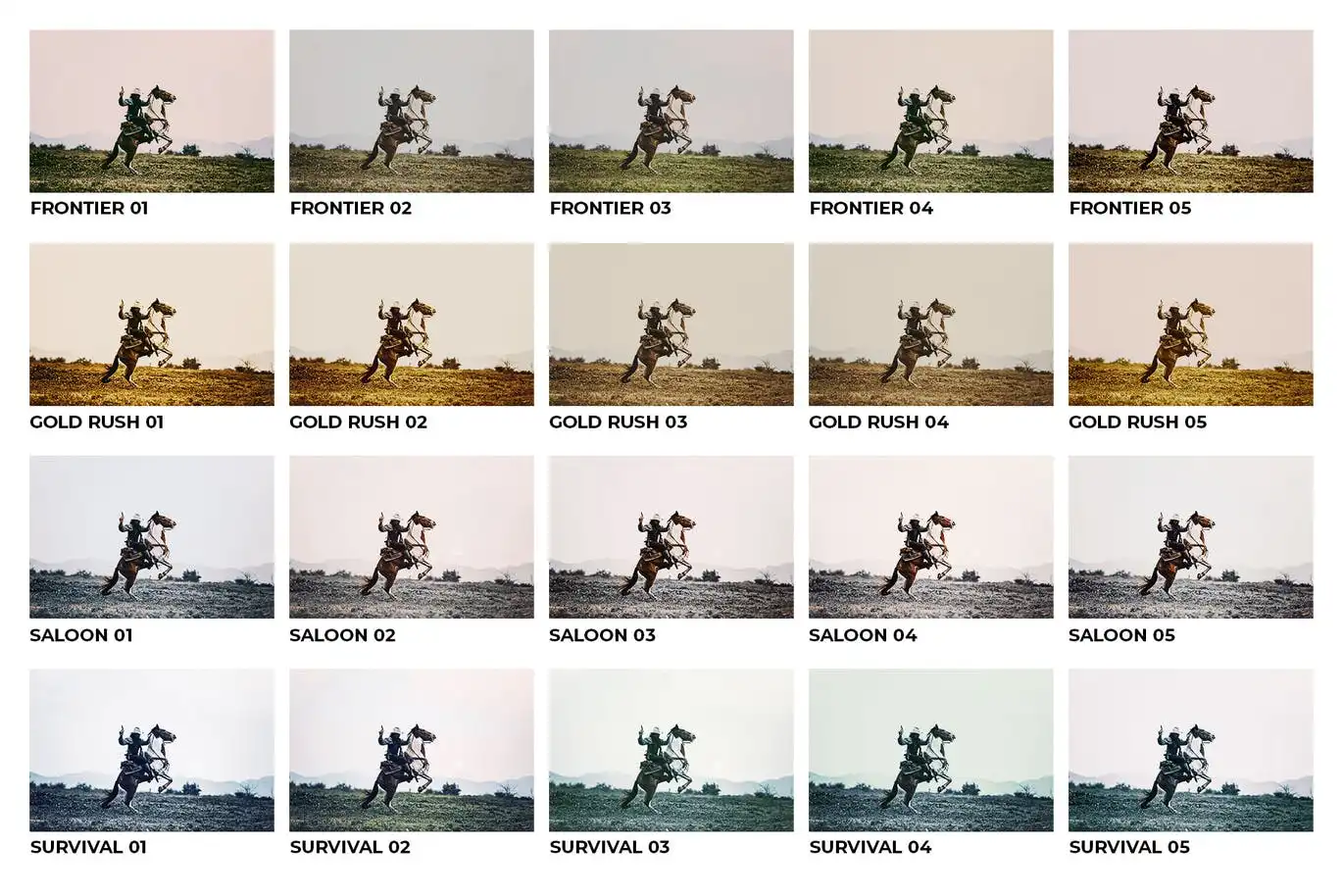 20 Wild West Lightroom Presets And Luts 9 20 wild west lightroom presets and luts 4