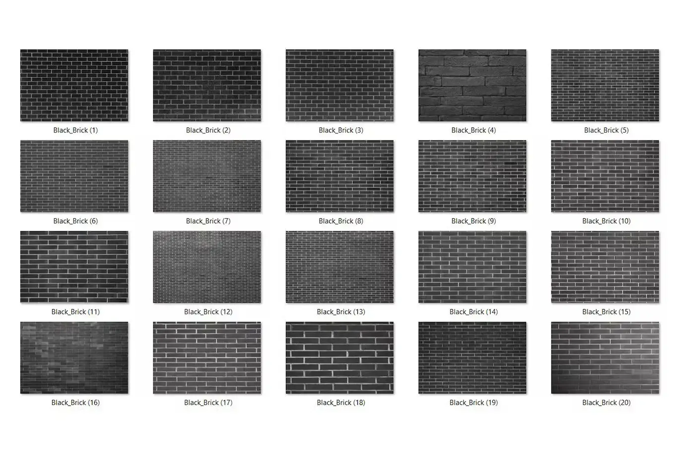 20 Black Brick Wall Texture 3 20 black brick wall texture2