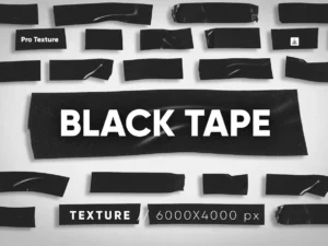 20 black tape texture hq1