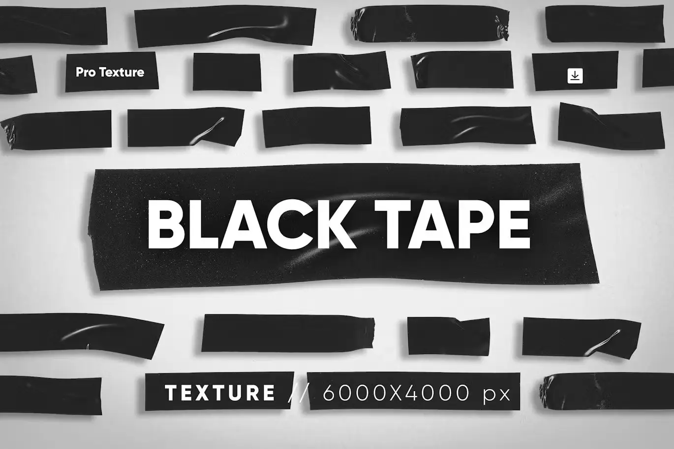 20 Black Tape Texture HQ
