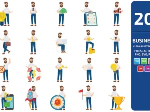20 businessman characters1