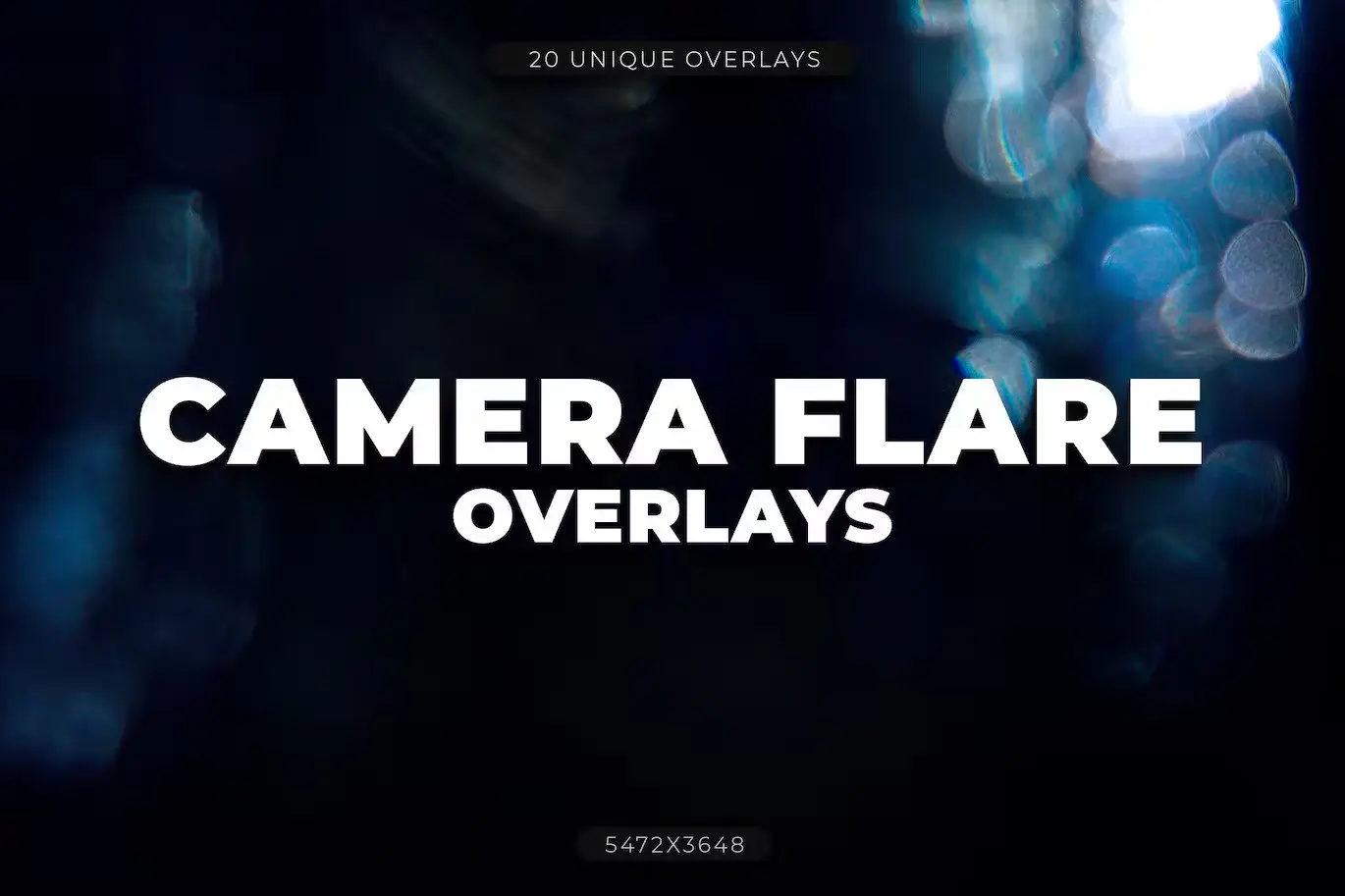 20 Camera Flare Overlays