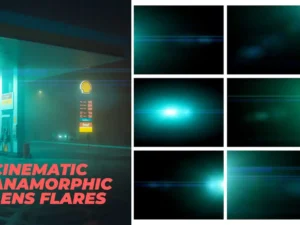20 cinematic anamorphic lens flares overlays1